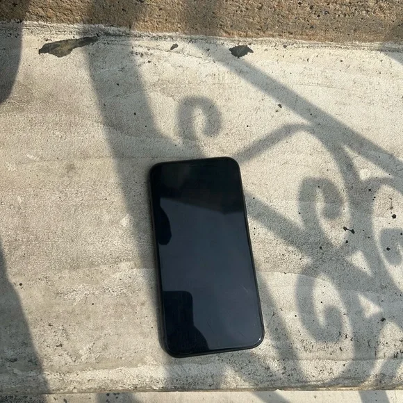 Apple Black Smartphone with Colorful Display